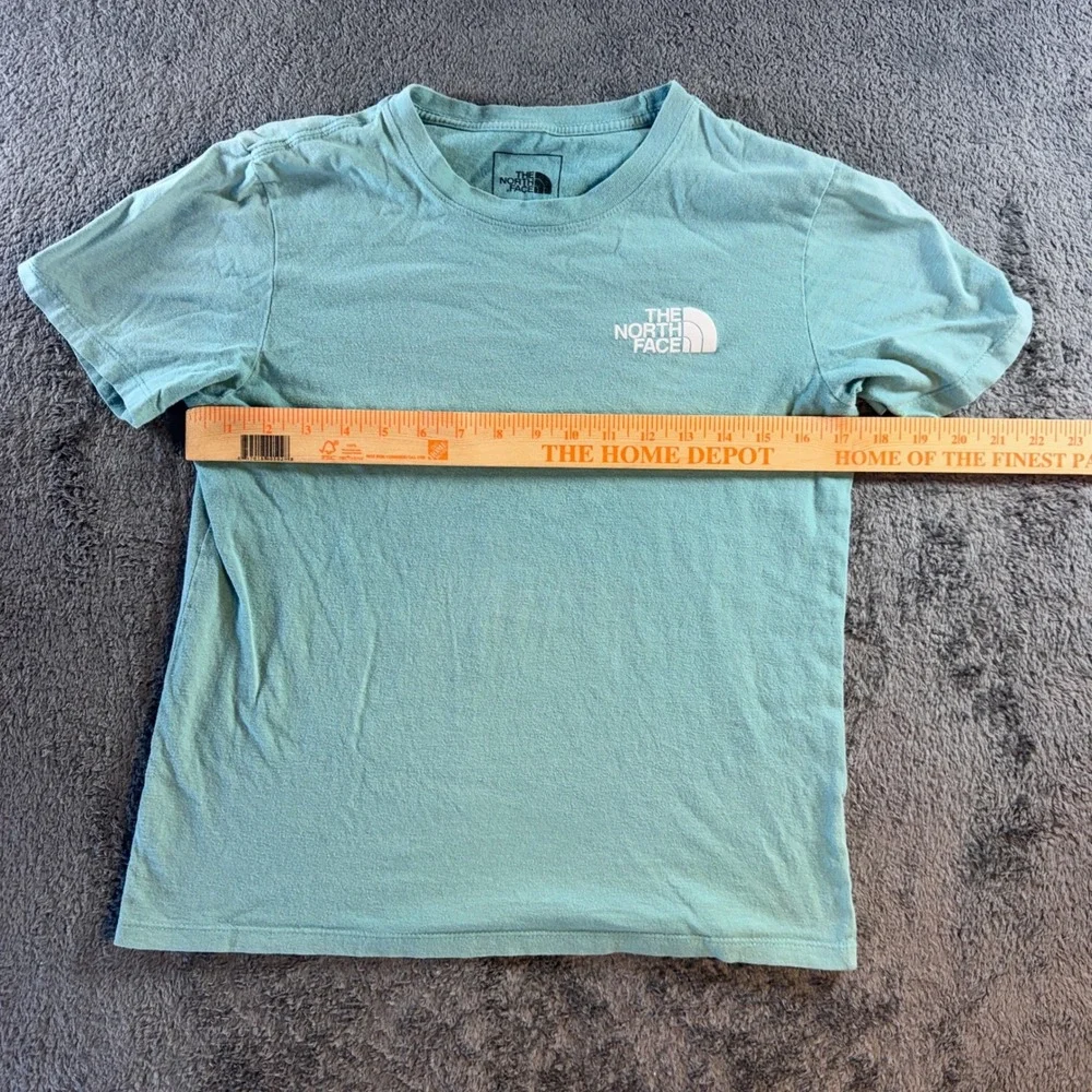 The North Face Womens Teal Blue Never Stop Exploring Graphic T-Shirt Small - Picture 7 of 7